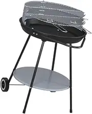 BBQ Grill Burning Grill Campfire Garden American Cooker with Food Storage Shelf Outdoor BBQ Grill for Garden Backpacking