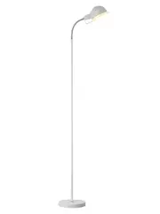 Peggy 1 Light Floor Lamp in White