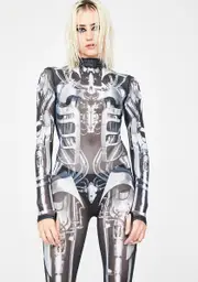 [Club Exx] Exx Machina Sheer Catsuit
