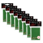 8x 60pc Ultra Pro Mini Deck Gaming Card Sleeve Acid Free Protector 62x89mm Green