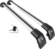 2PC Cross Bars Compatible for Hyundai Tucson NX4 2022-2025 Crossbar Luggage Carrier Roof Rack Rail Carrier Lockable Cargo Bars(Silver Black)