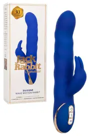 California Exotic Jack Rabbit Wave Motion 9" Silicone Rabbit Vibrator