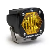 Baja Designs 5000K S1 Amber Wide Cornering LED Light Pod With Black Housing