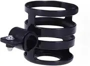 Toyvian Stroller Bottle Rack Holder Water Bottle Holder for Strollers Bicycles Wheelchairs Easy Installation Lightweight Durable Black Color