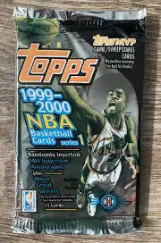 1999-00 Topps Series One NBA Basketball Trading Cards Unopened Hobby Pack