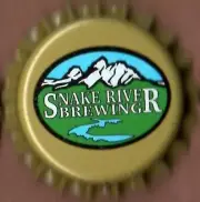 USA Plastic Lined Beer Crown Bottle Cap: Snake River Brewing