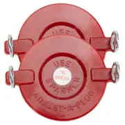 Plastic FDC Connection - Fire Department Connection Caps - Red Fire Sprinkler...