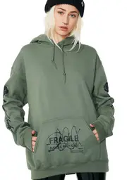 [Petals and Peacocks] Fragile Hoodie