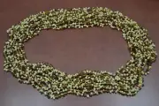 12 NECKLACES BROWN GLASS SEED LOVE BEADING BEADS 36" #85D