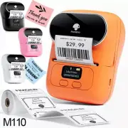 Phomemo M110 Label Maker Sticker Machine Portable Thermal Bluetooth Printer Lot