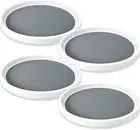 Lazy Susan Organizers 10 4 Set Non-Skid Turntable Cabinet Pantry Storage Kitchen