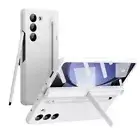 Folding Stand Phone Case Pen Slot Protective Shell for Samsung Galaxy Z Fold 6