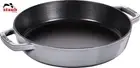 Staub Enamel Cast Iron 26cm Skillet Non-Stick Induction Frying Pan Graphite Grey