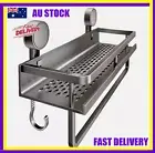 Heavy Duty Bathroom Wall Suction Cup Rack Shower Caddy Shelf Organiser Holder.