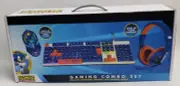 Sonic The Hedgehog Gaming Combo Set Keyboard Headset & Mouse New in Box