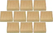 Set of 10, 8.5 inch (8.5 cm) Bamboo Eye Shokado Cream Brush Coating Inner Coat (Divided Separately) [Shokado]