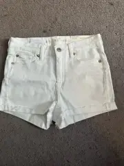 American Eagle White Next Level Stretch Shorts Size 8. Brand New In Package