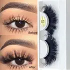 Long Extension Wispy Fluffy Eye Lashes False Eyelashes 9D Faux Mink Eyelashes