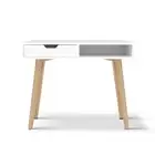 Artiss Office Computer Desk Study Table Storage Drawers Student Laptop White mel