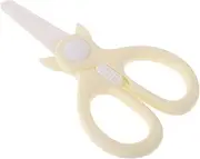 Cabilock Baby Food Prep Scissors Portable Ceramic Shears for Cutting Fruits Vegetables