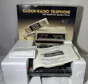 Vintage STEWART Combination FM/AM Clock Radio Telephone Brand NEW