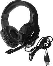 Gaming Earphone I3000 Wired Headset Microphone Comfortable Earmuffs Led Lights Stylish Gaming Headphones