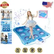 Touch-Sensitive Kids Dance Mat with Frozen Theme - 5 Game Modes & LED Lights
