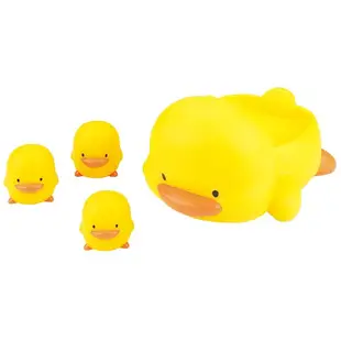黃色小鴨水中有聲玩具組 1大3小 洗澡歡樂組88081