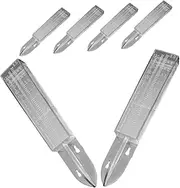 6-pc Set Plastic Outdoor Rain Gauge Easy-to-Read Water Measure for Garden Yard Lawn Accessories