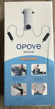 Sock Aid Stocking Aid Foot Sock Putting Assist Disability Dressing Tool OPEN BOX