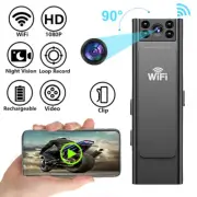 HD 1080P WiFi Mini Police Body Camera Video Recorder Pocket Night Vision DVR