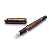 Leonardo Momento Zero Grande 2.0 Fountain Pen in Sea Anemone, Stainless Steel B