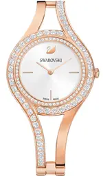 SWAROVSKI 施華洛世奇 耀眼流線時尚腕錶(5377576)-31MM-銀白面鋼帶【刷卡回饋 分期0利率】【APP下單點數4倍送】