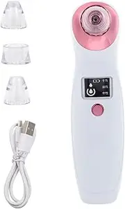 1 Set Blackhead Black Electric Face Pore Cleaner Pimple Vacuum Face Pore Cleaner Deep Cleanse Extract for Time Use