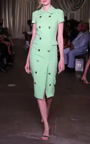 [Sergio Hudson] Button-Up Blazer Dress