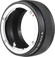 High Precision M l Lens Mount Adapter Ring Al num Alloy for Olympus OM-Mount Lens to for EOS RF-Mount Mirrorl Cameras Black One Size