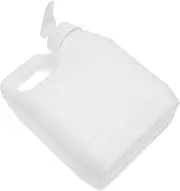 NOLITOY 2PCS Refillable Pump Bottle Liquid Dispenser for Chemicals Soaps and Lotions Durable Plastic Storage Container White Easy to Use with Gasket and Theft Ring