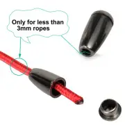 10pcs Plastic Bell End Stopper with Lid Cord Rope Lace Lock Lanyard Fastener