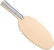 Wooden Table Tennis Racket Portable Lightweight Sturdy Training Racket for Beginners