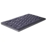 Giselle Bedding 5cm Pillowtop Mattress Topper Bamboo Charcoal Protector Double