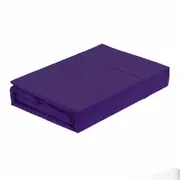 Purple 1000TC Egyptian Cotton Fitted Sheet Pillowcase Set - No Flat Sheet