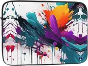Paint Splatter Laptop Bag Case Business Office Work Computer Bag for Conference Rooms Professional Settings