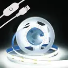 COB LED Strip Light 5V USB Tape 320LED/m Dimmable LED Strip Light USB TV Back...