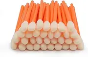 (100 Pcs) 3.66 inch Foam Swab Cleaning Swab Foam Tips Sponge Stick for Inkjet Printer Print Head Camera Optical Lens Optical Equipment (Orange)