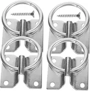 FOYTOKI Horse Tie Ring Fastener Secure Metal Ring for Horse Gear Made for Stable Barn Use