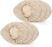 12 Pcs Oval Shape Bread Proofing Basket Cover Natural Rattan Baking Dough Sourdough Proofing Basket Cloth Liner