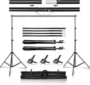 YISITONG Backdrop Stand 2x3m/6.6x10ft Background Stand Adjustable Photography Muslin Background Support System Stand for Photo Video Studio