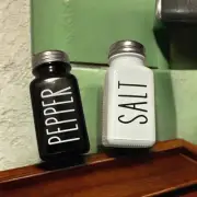 black & white salt pepper shakers New