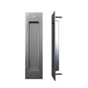 Rolltrak Stainless Steel Recessed Barn Door Handle