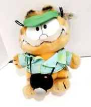 Dakin Garfield Cat plush toy Tourist 1981 stuffed